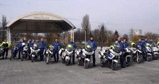 Policijski službenici i Vojni policajci motociklisti odrađuju pripremu i trening vožnju
